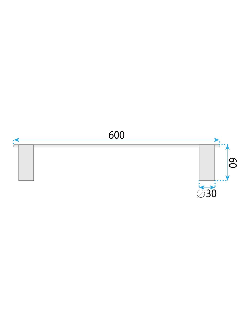 Bathroom hanger Tomi 5801 Brush Copper