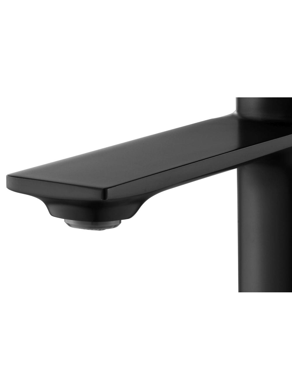 Bateria Umywalkowa REA STORM Czarna Black Niska