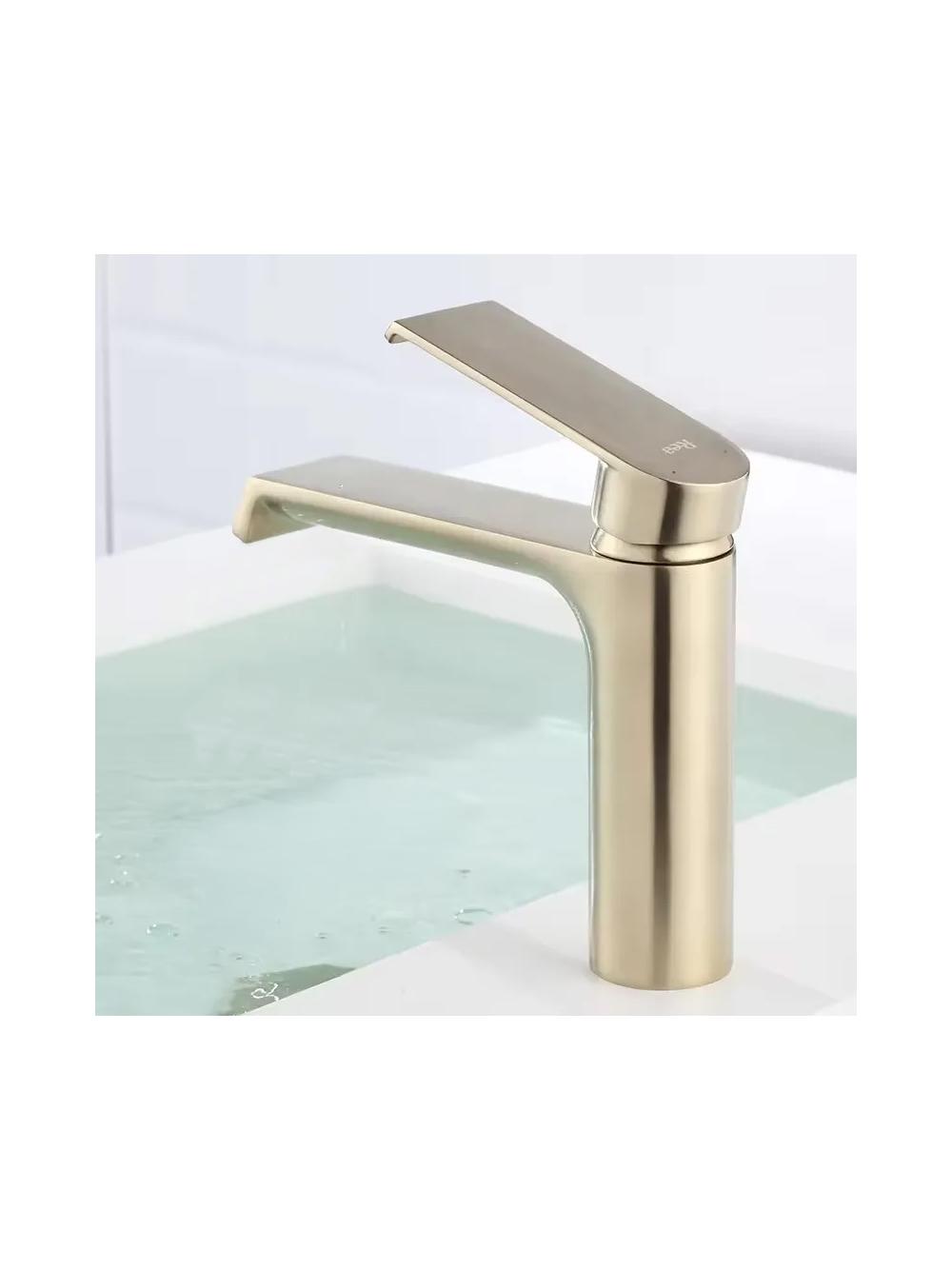 Bathroom faucet REA Hass Gold Low