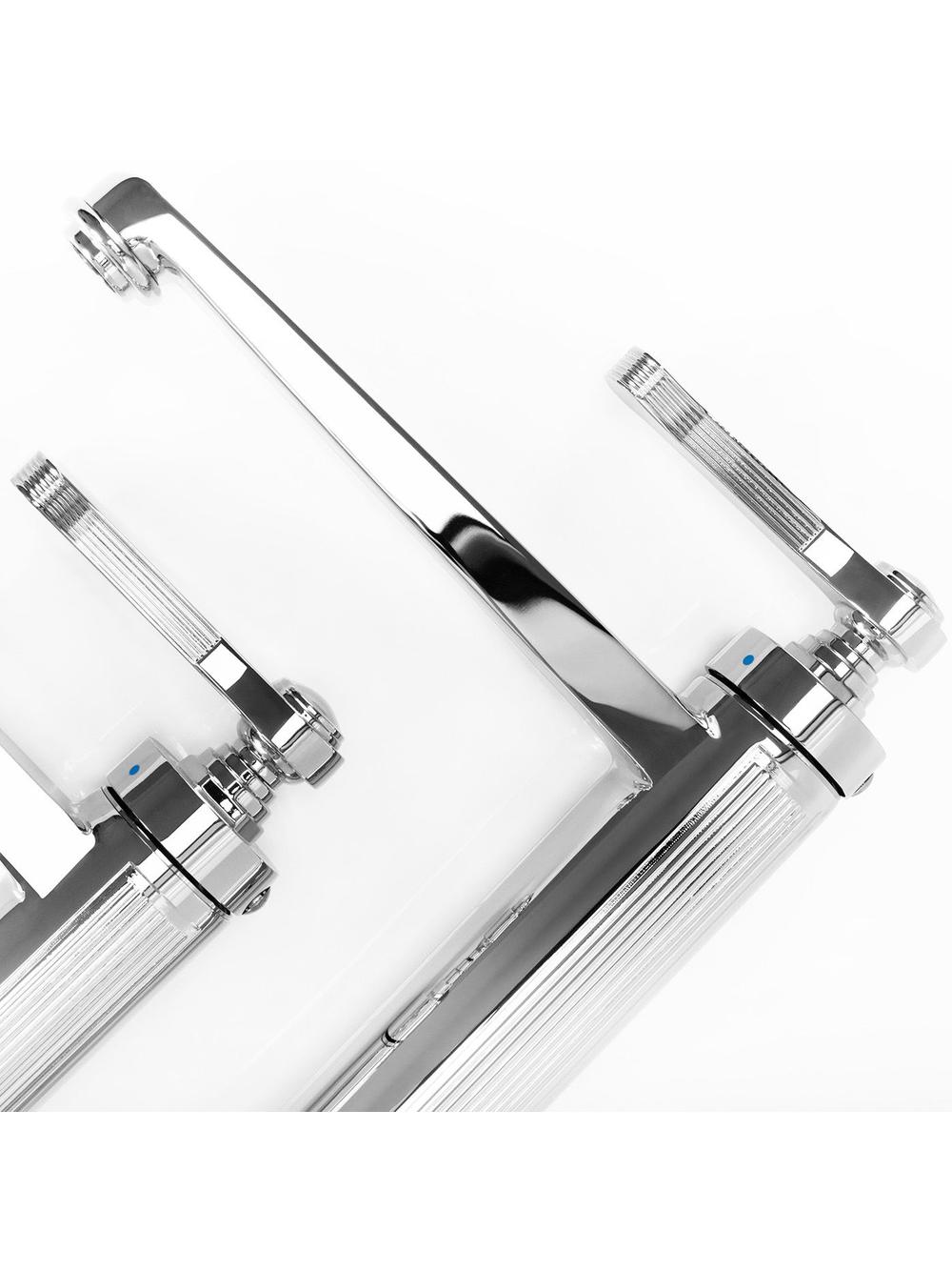 REA Monaco bateria umywalkowa chrom niska
