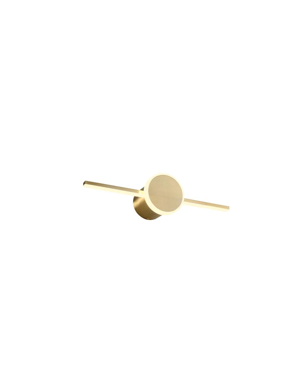 Kinkiet łazienkowy LED Round Gold 40cm APP842-1W