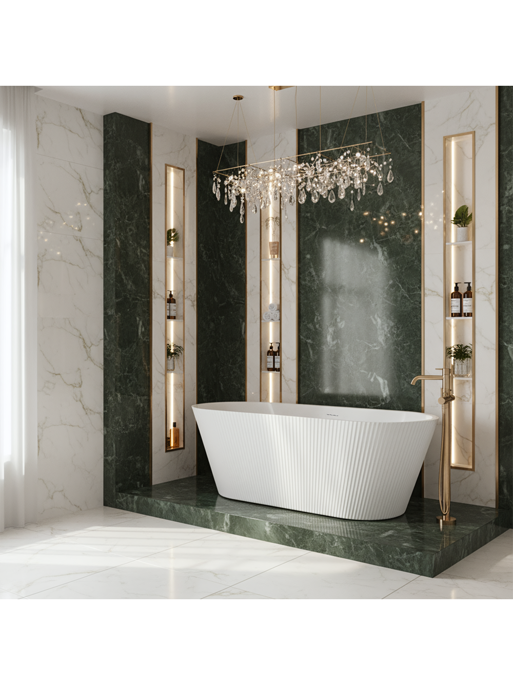 Freestanding Acrylic Bathtub OFELIA 170