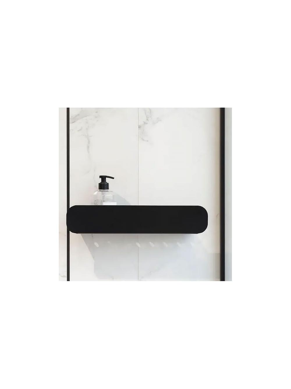 Półka łazienkowa prysznicowa SF03 60cm czarny mat