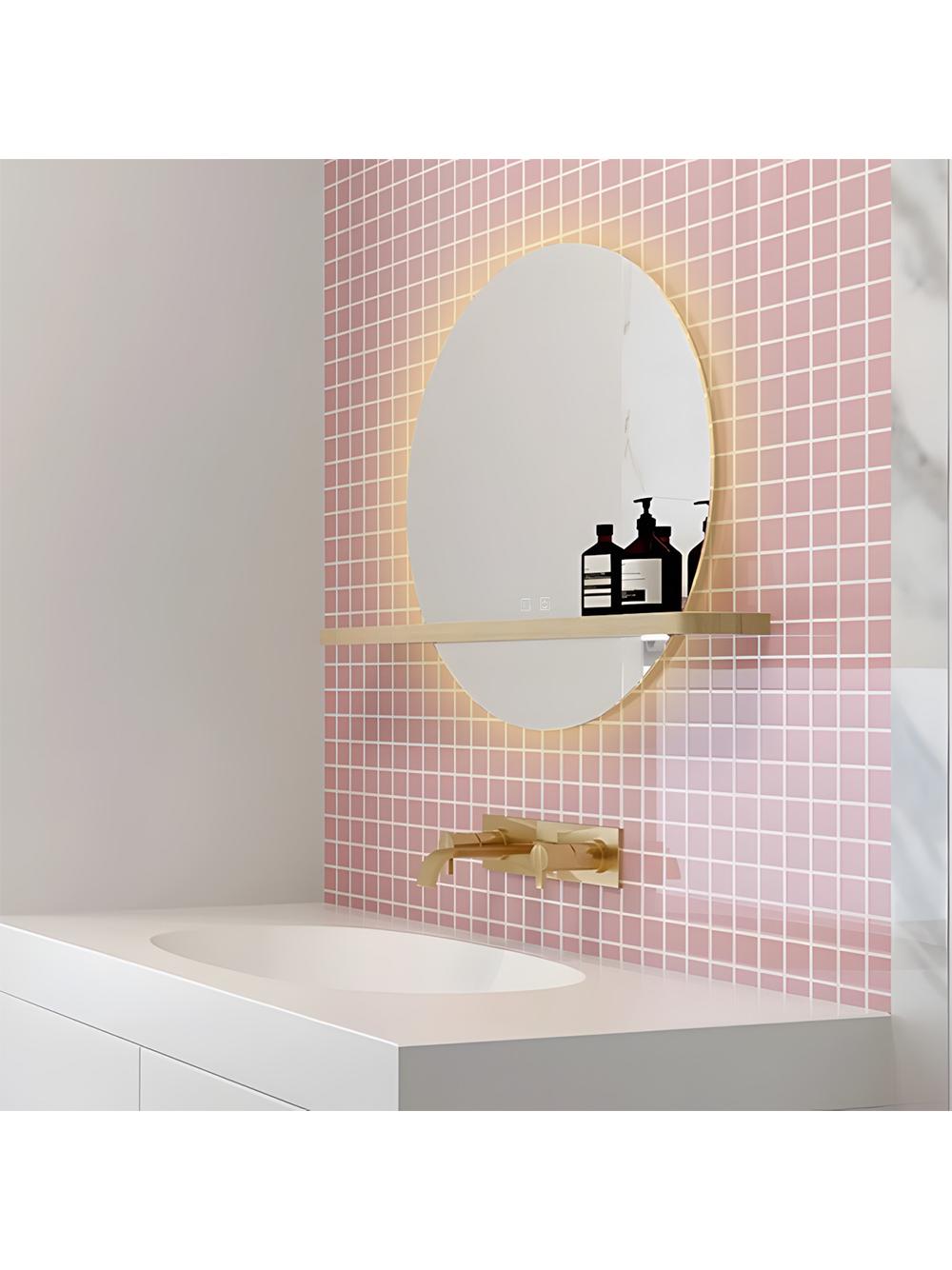 LUSTRO ŚCIENNE LED Z PÓŁKĄ 60cm 102