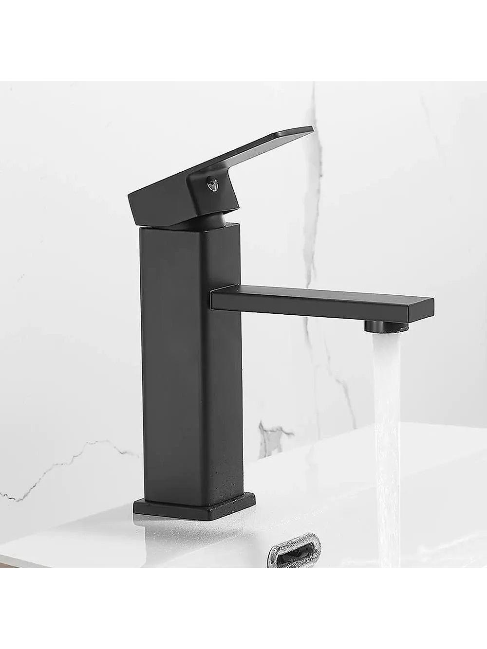 Waschbeckenarmatur calani low SIENA black