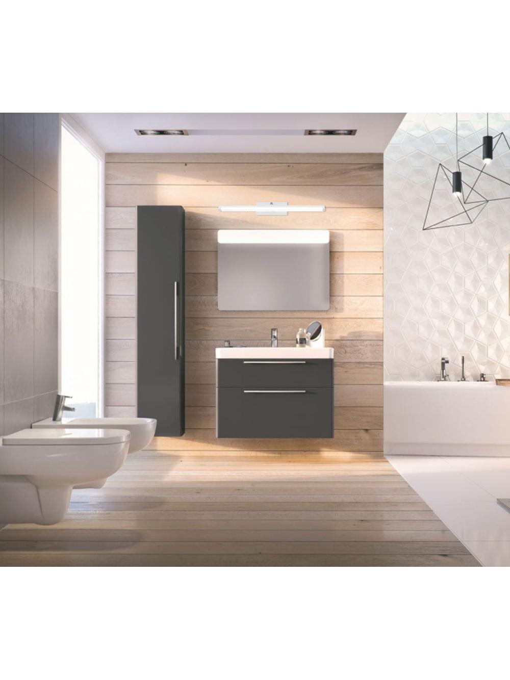 LAMPA KINKIET ŁAZIENKOWY LED NAD LUSTRO 12W 50CM APP374-1W BIAŁA