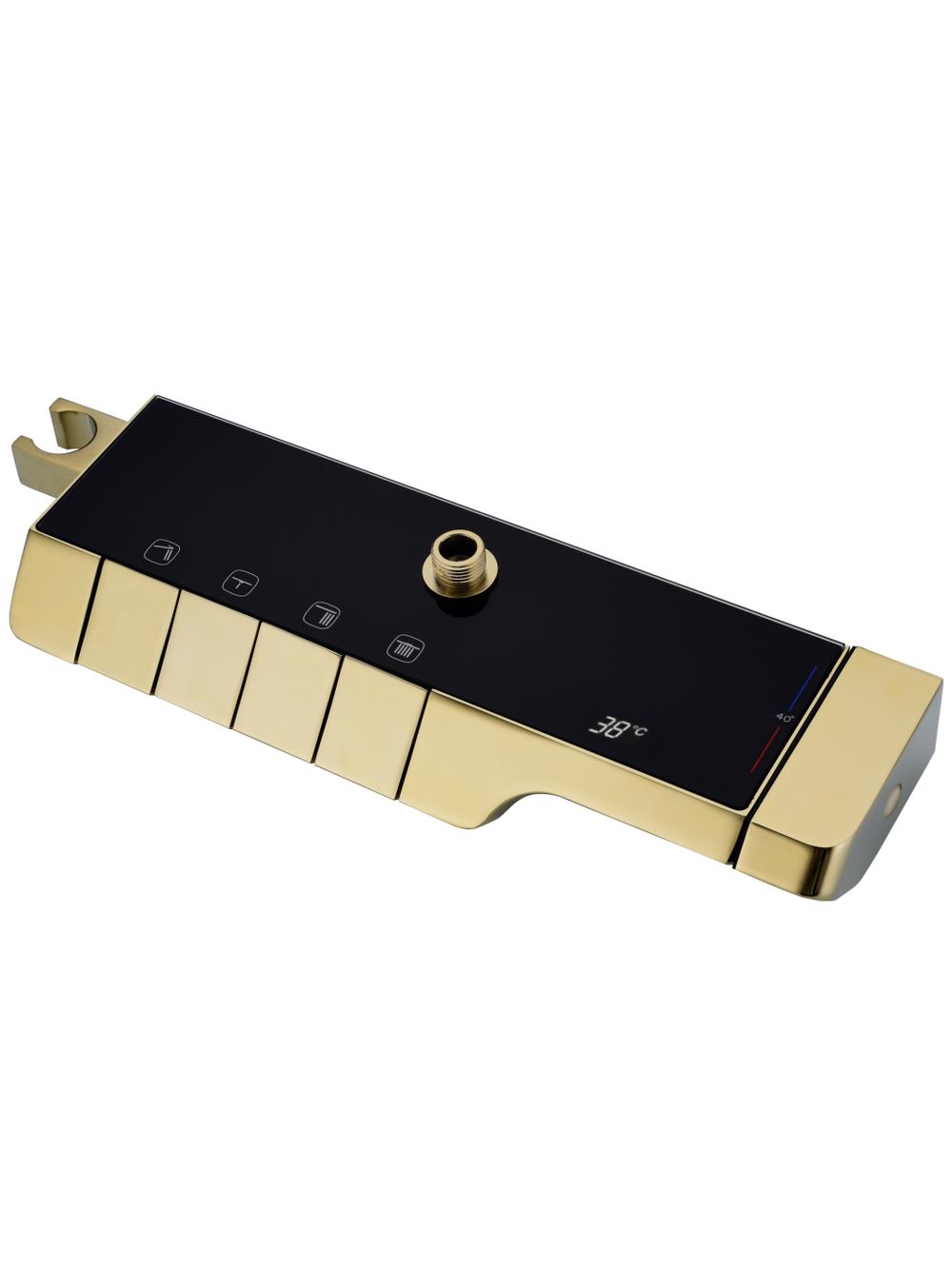 Σετ ντουζιέρας με θερμοστάτη REA ROB Brushed Gold