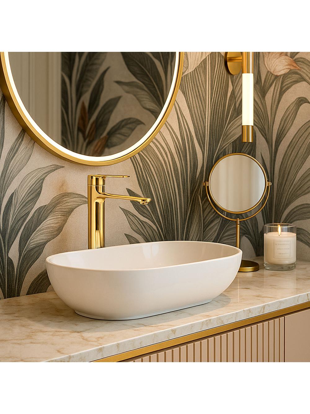 Rubinetto da lavabo REA Storm Gold High