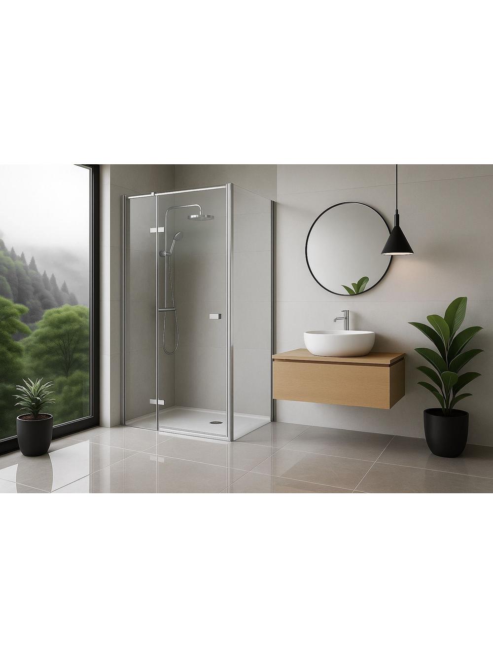 Tuš Kabina Rea Atlas 90x90 Chrome