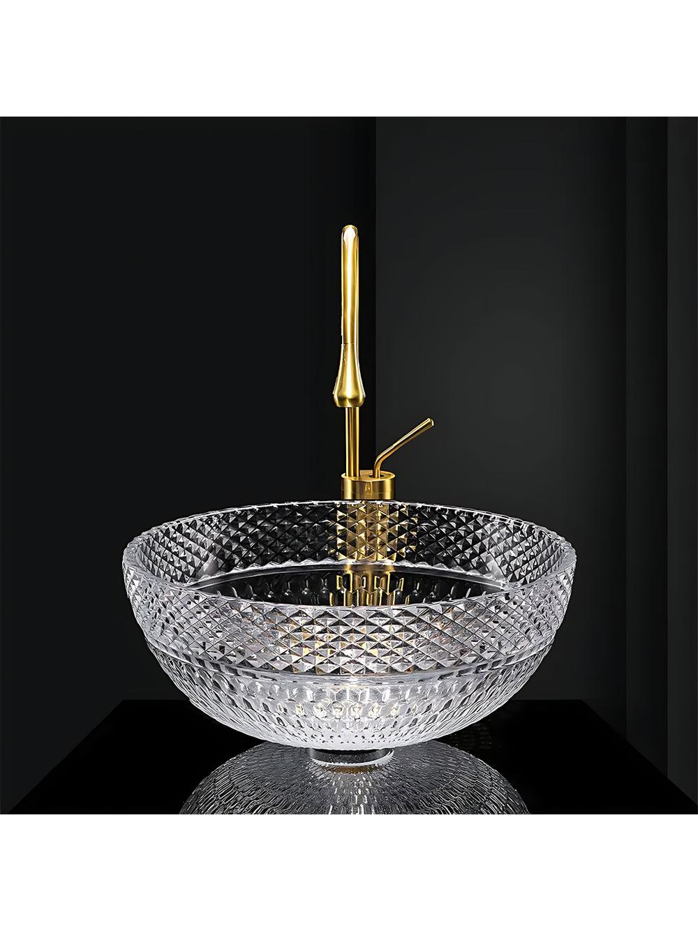 Countertop washbasin Rea Sue Transparent