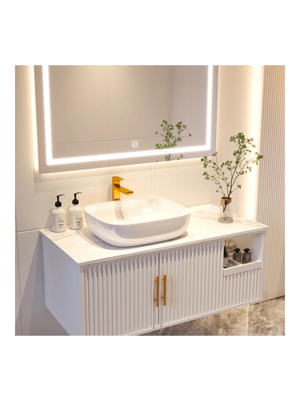 LUSTRO ŚCIENNE LED 80x60cm P10407