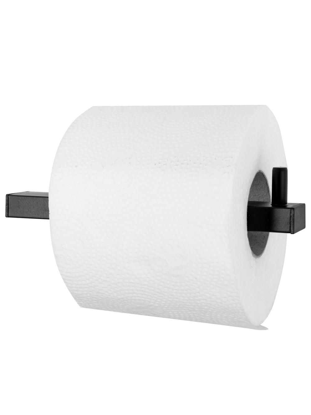 UCHWYT NA PAPIER TOALETOWY CZARNY MAT 392599