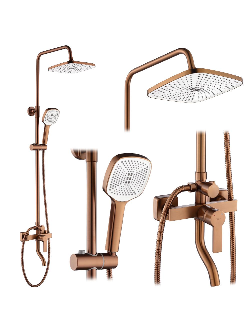 Zuhanyszett MY2021-77C REA ARGUS COPPER BRUSH