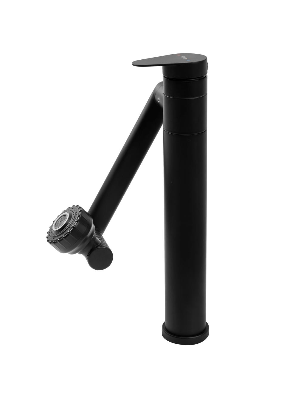 Bateria Umywalkowa REA PACO Czarna Wysoka