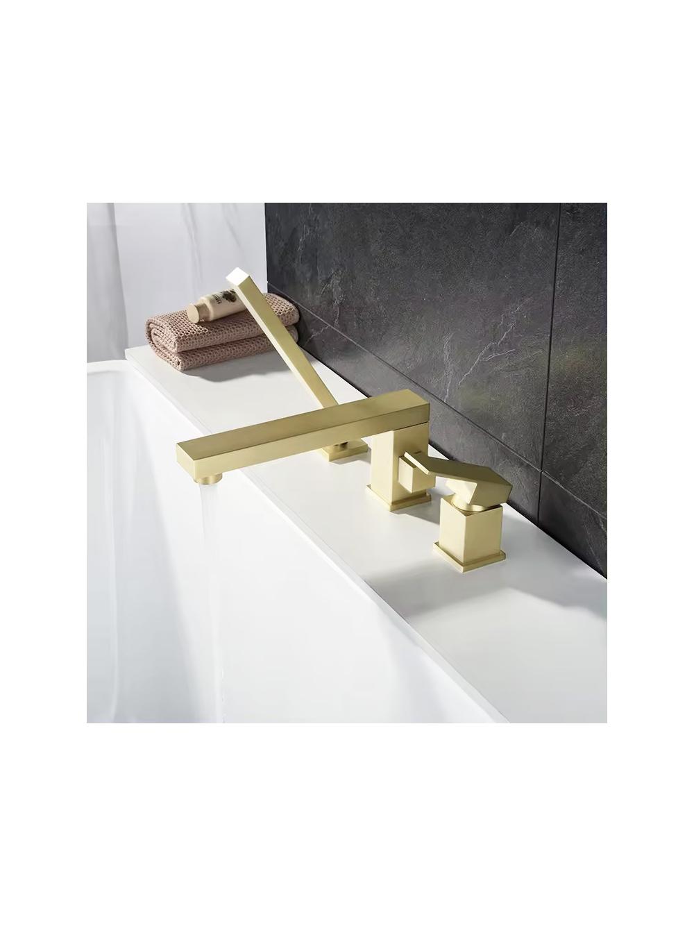 Wannenarmatur Rea Glen Gold 3-elem.