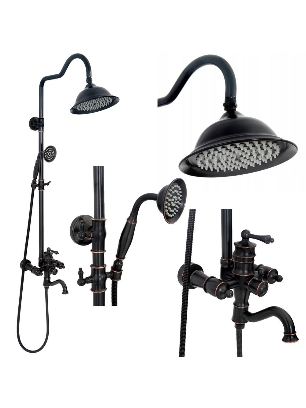 Kit de douche Rea Vintage Black