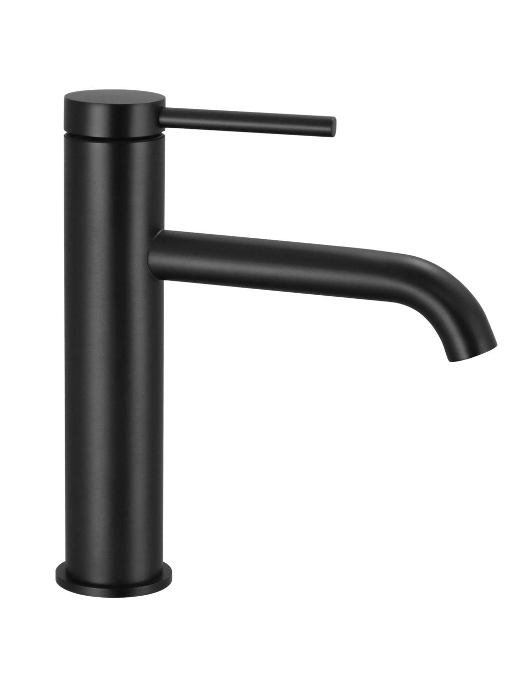 Bateria umywalkowa REA CLIF CZARNA NISKA