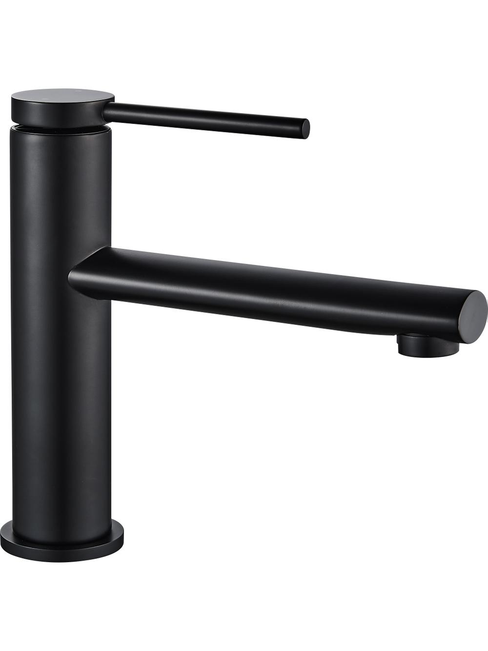 Bateria Umywalkowa REA OVAL Czarna Niska