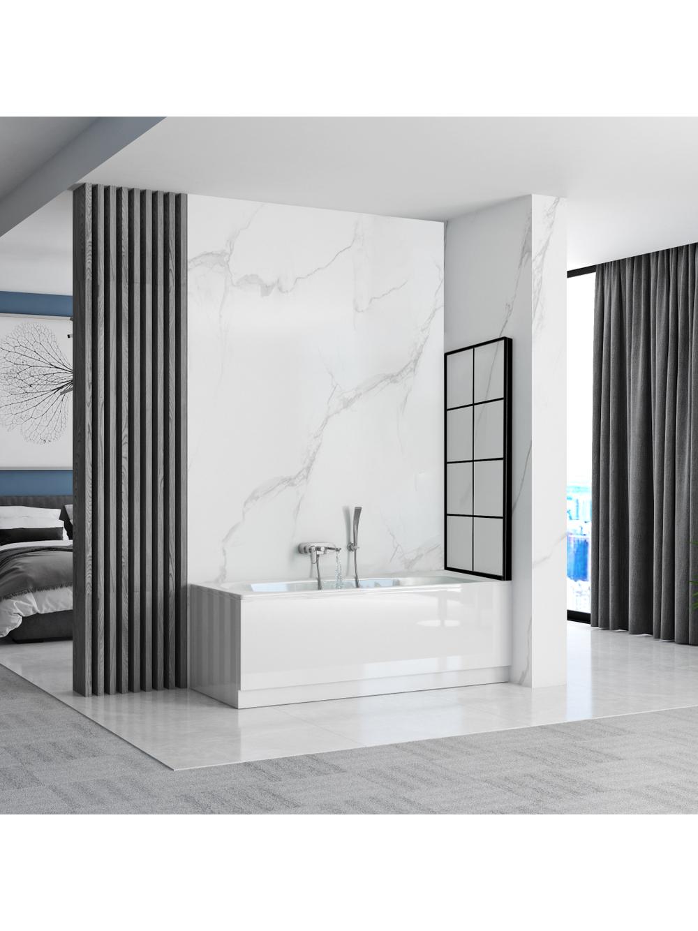 Parawan nawannowy Rea Lagos-1 Ruchomy 70 Black