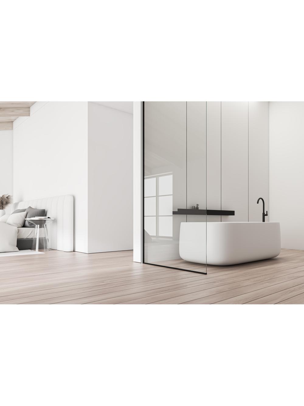 Półka łazienkowa prysznicowa SF02 60cm czarny mat