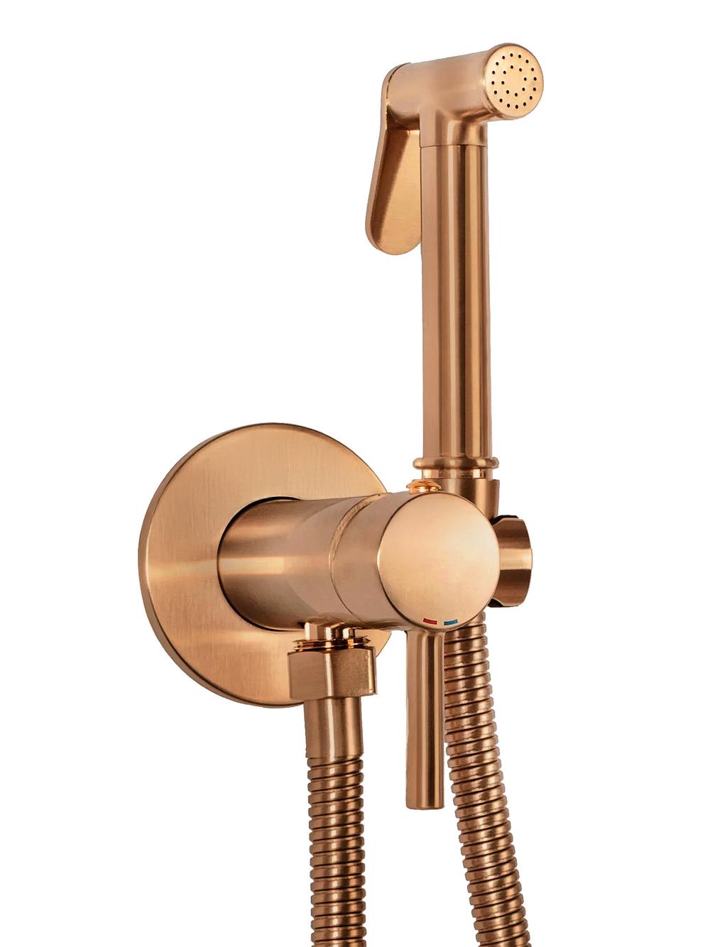Bidé csap Lungo  Loop Copper Brush