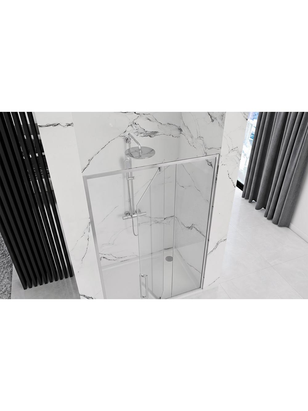 Drzwi Prysznicowe  Uchylne REA Rapid Swing Chrom 120