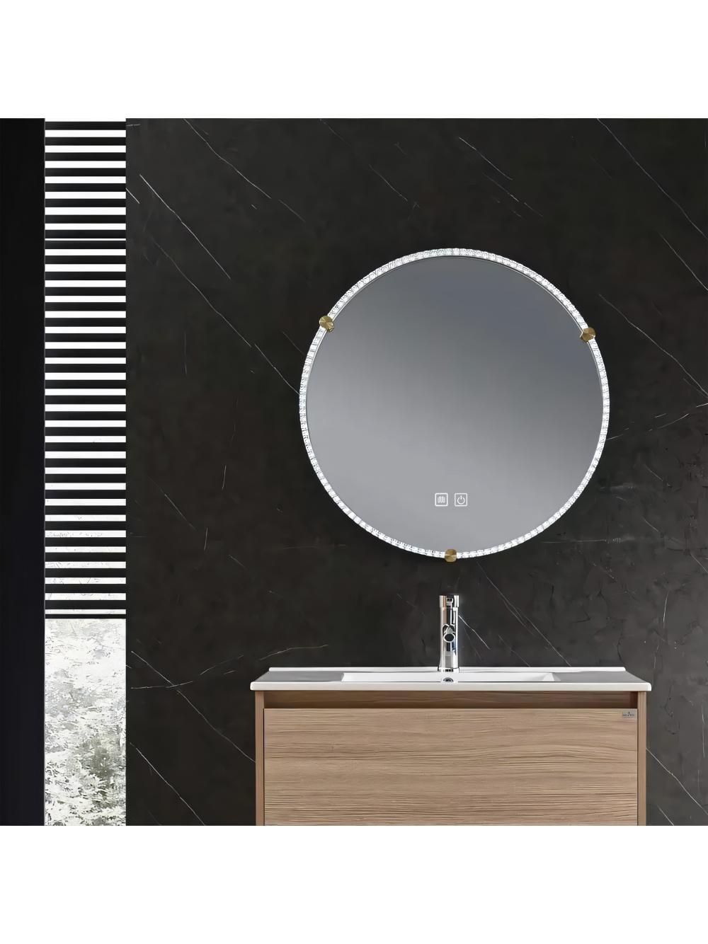 LUSTRO ŚCIENNE LED Z RAMĄ 60cm 106