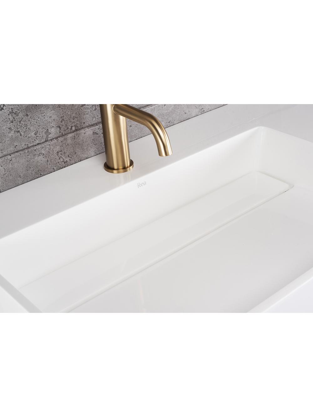 Umywalka konglomeratowa Archi 90 CM biały