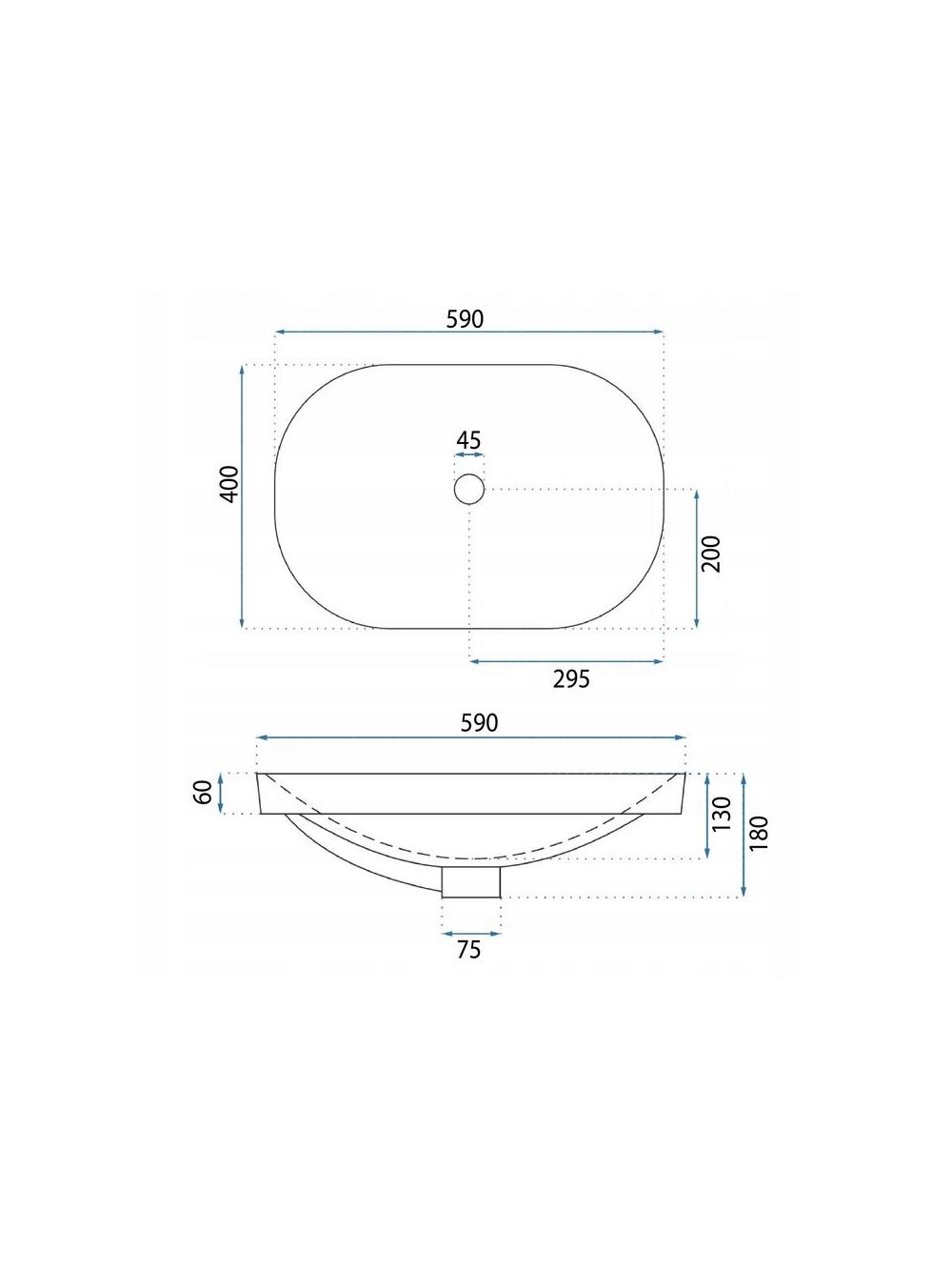 Отдельно стоящий пьедестал с умывальником BASARO TERRA