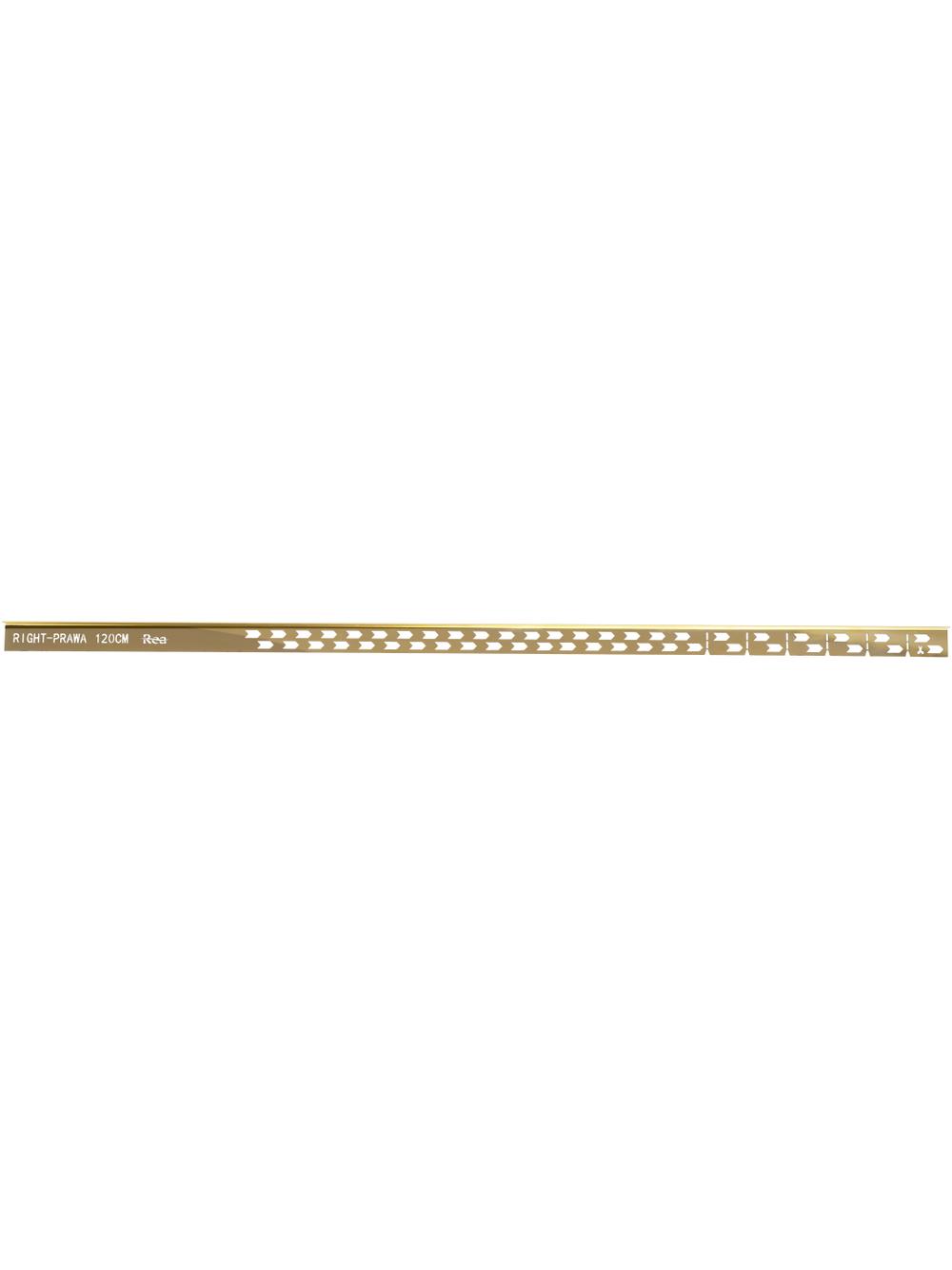Listwa spadkowa brodzikowa 120cm Złota