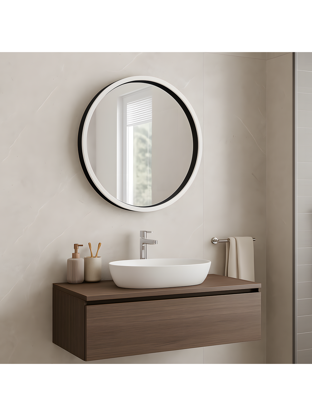 Miroir LED 60cm BL807