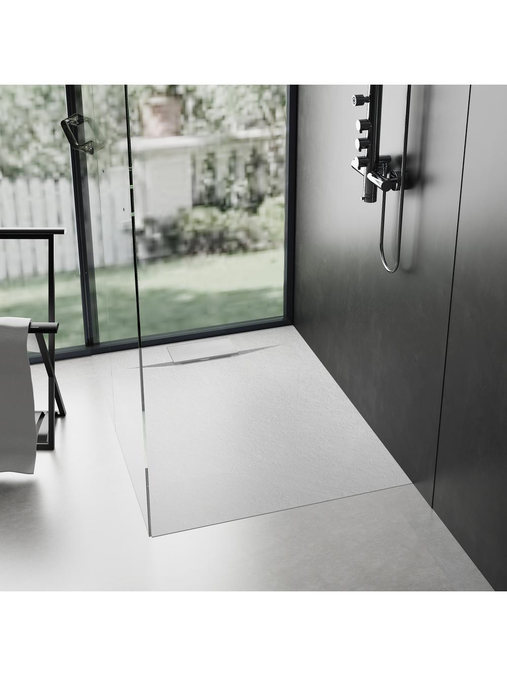 Brodzik prysznicowy Bazalt White 90x90