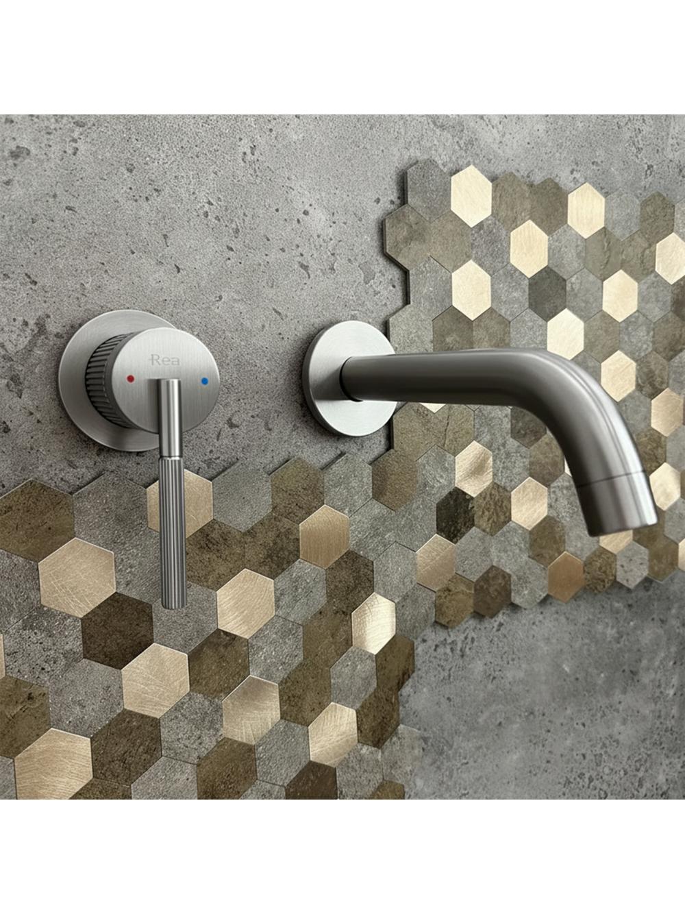 Bateria podtynkowa Rea Argon Nikiel Szczotkowany + BOX