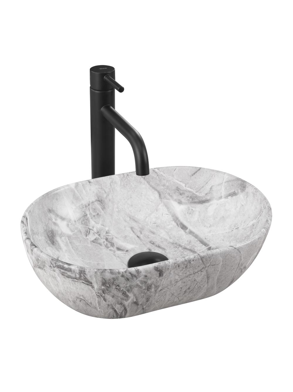 Umywalka nablatowa Rea AMELIA MINI STONE MATT