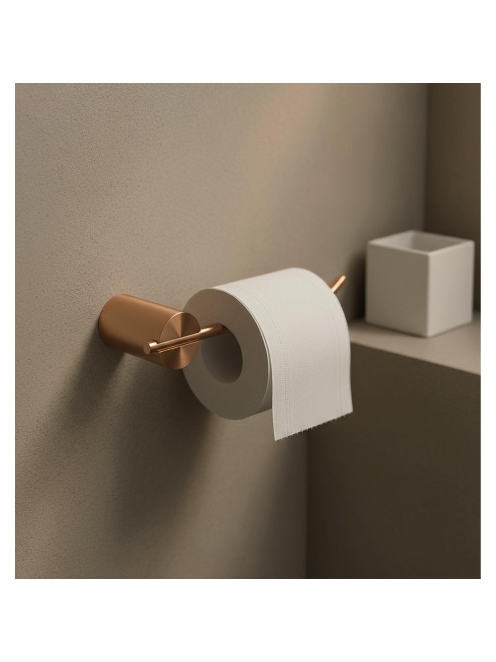 Uchwyt na papier toaletowy Tomi 5809 Miedź Szczotkowana