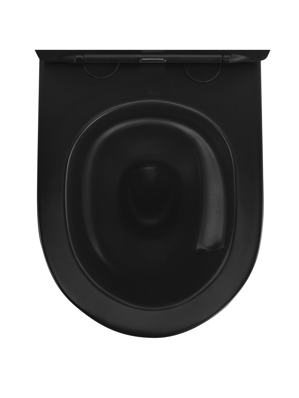 WC csésze Rea Carlo Mini Tornado NF BLACK MATT