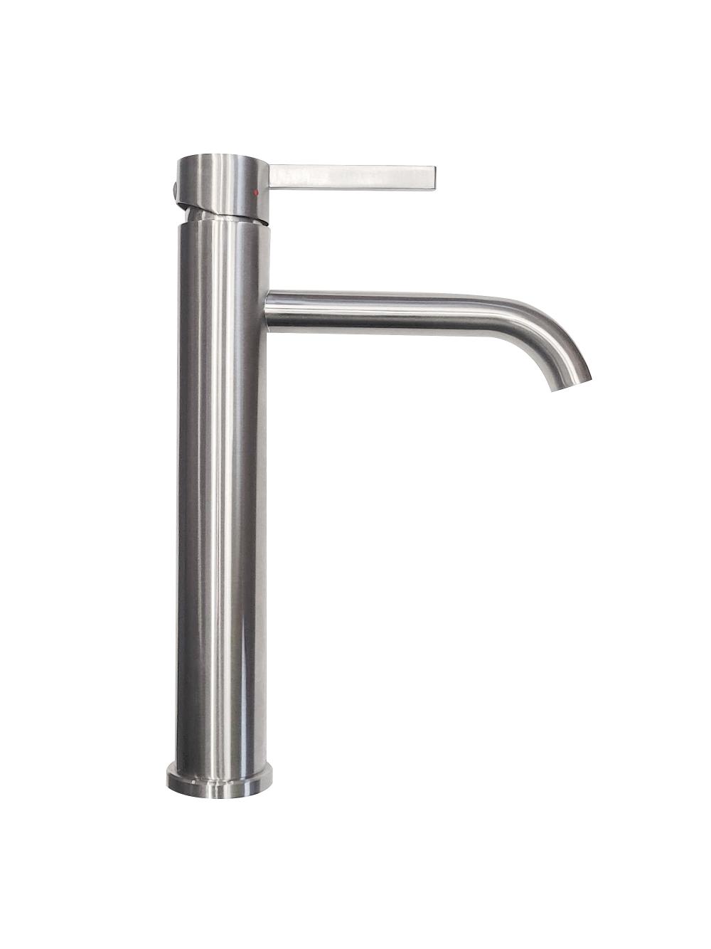 Βρύση νιπτήρα Rea Foster Brush Nickel High