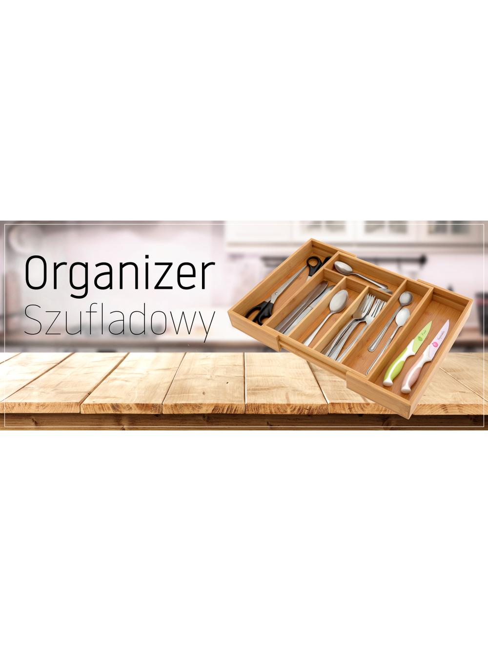Organizer do szuflady rozsuwany