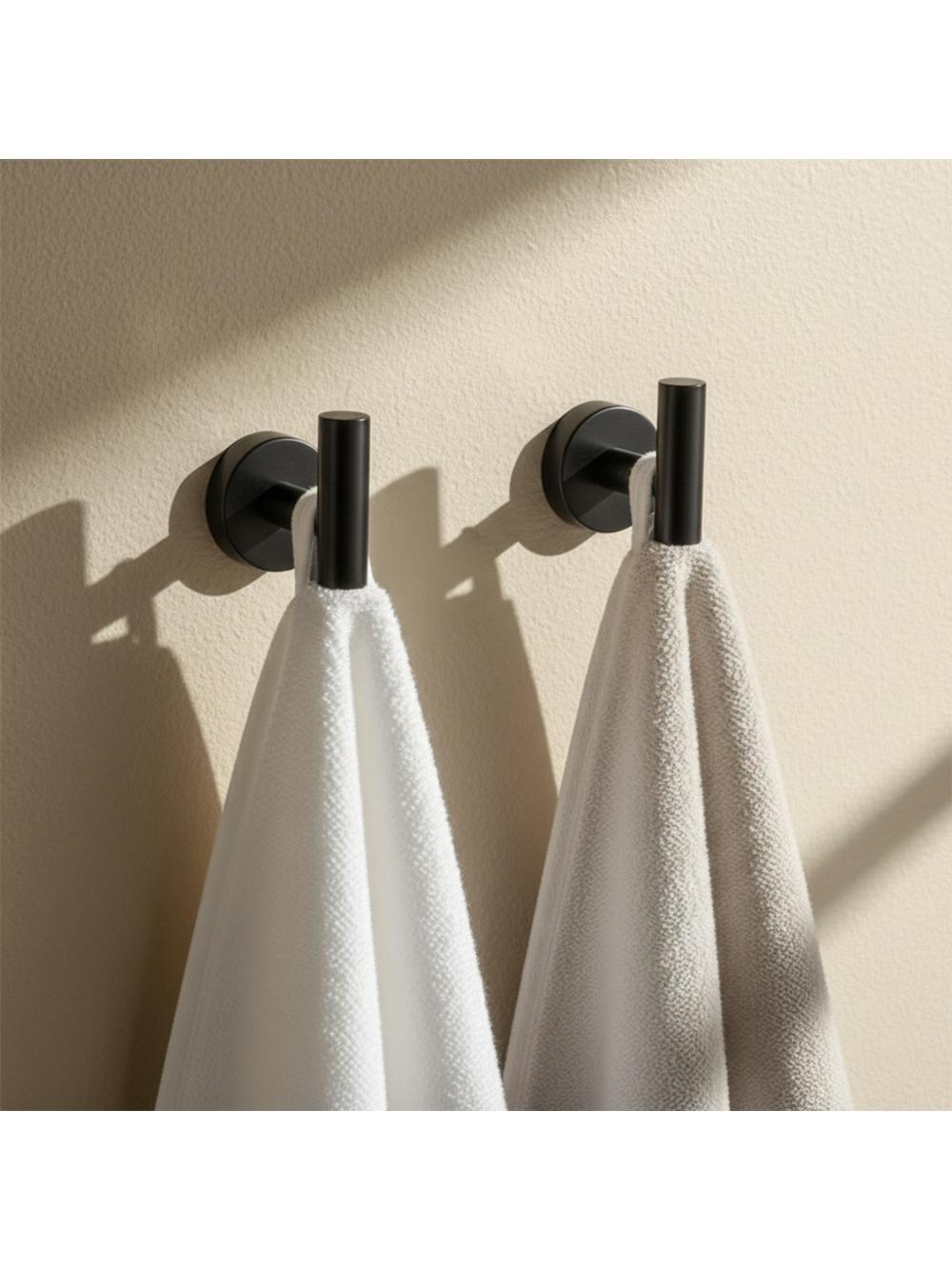 Juego de accesorios de baño Ari Black 4 piezas