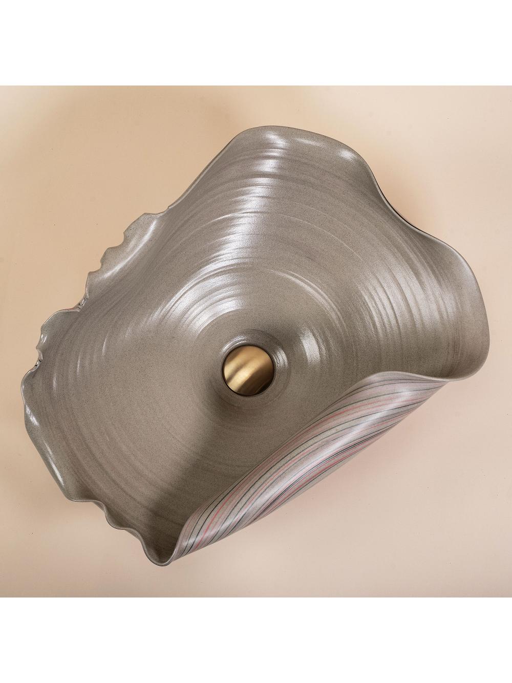 Ceramic Countertop Basin REA HM-17 Handmade ART