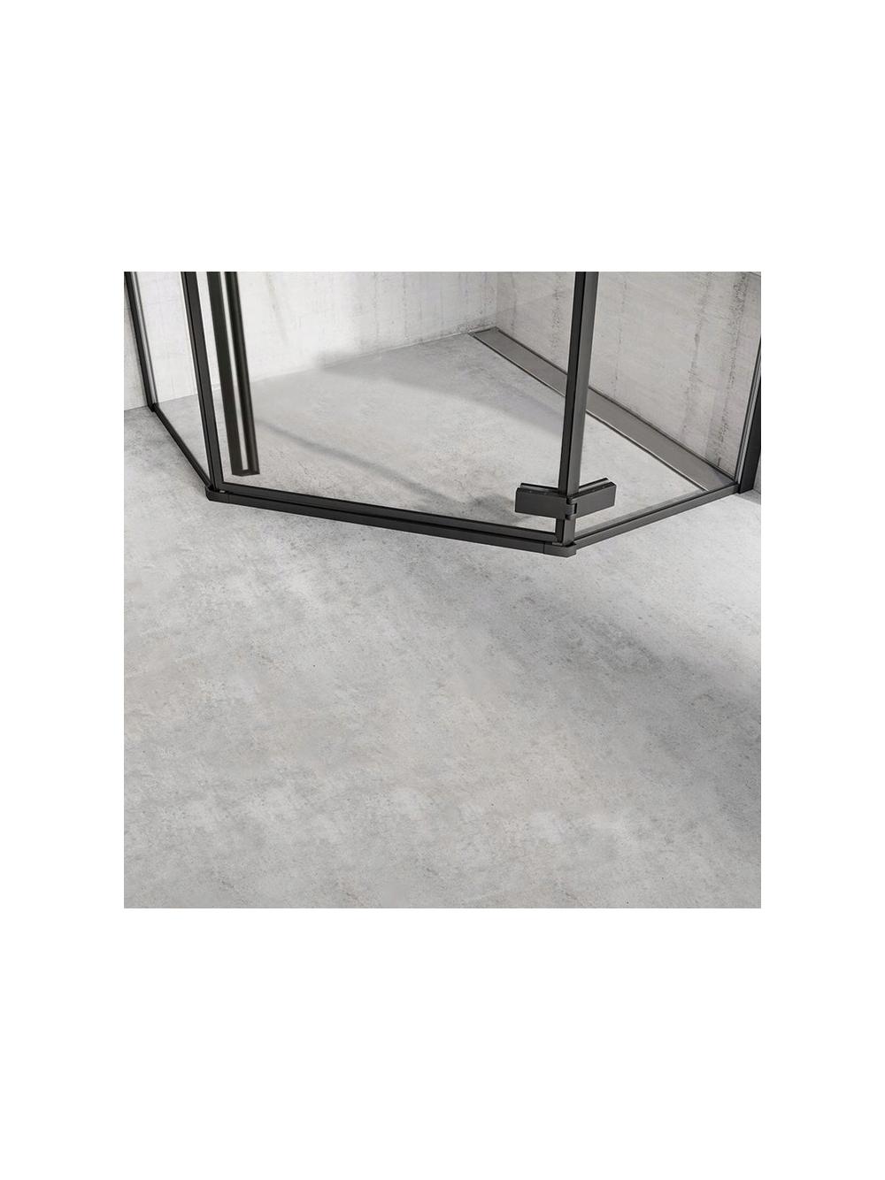 Kabina prysznicowa Rea DIAMOND 90x90 BLACK MAT