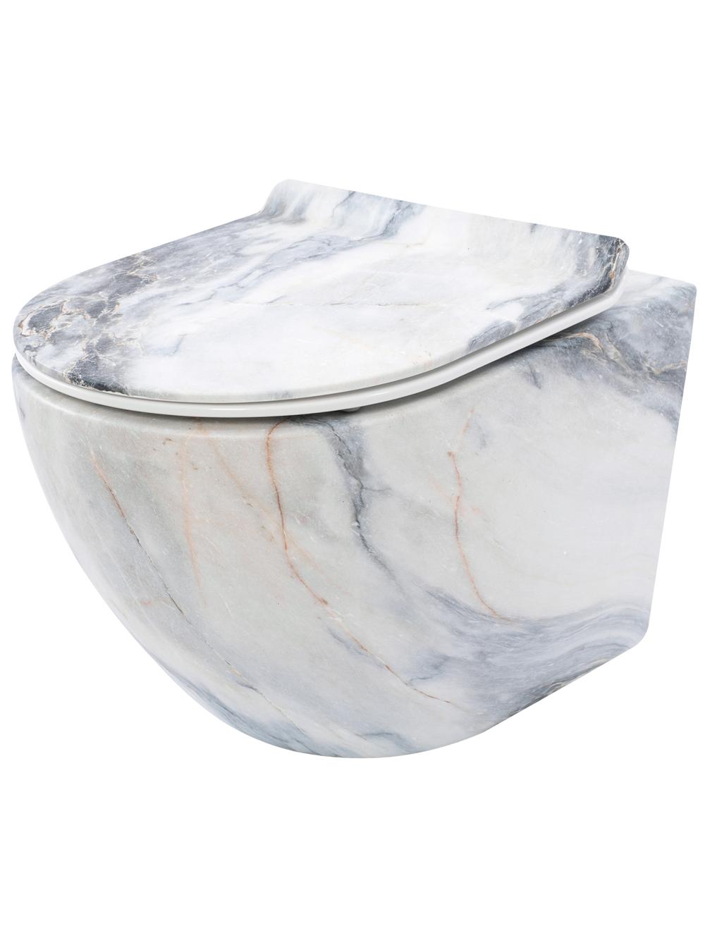 Misa WC podwieszana Carlos Slim Rimless Granit Matt