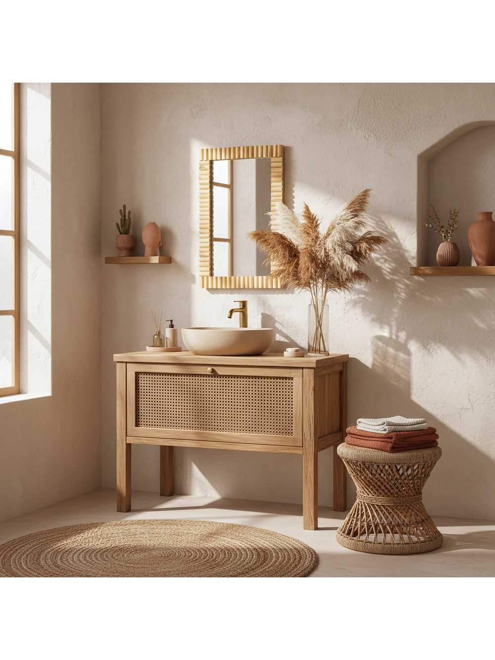 Lustro ścienne BOHO 35x55CM KLNA-MR03