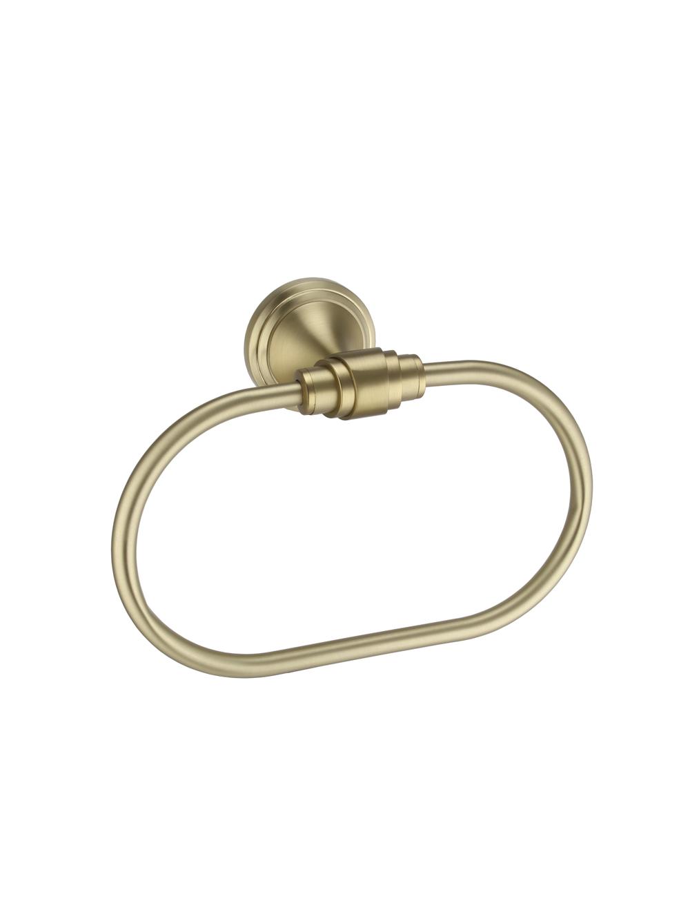 Koupelnový věšák RING 16101 Aristo Brushed Gold