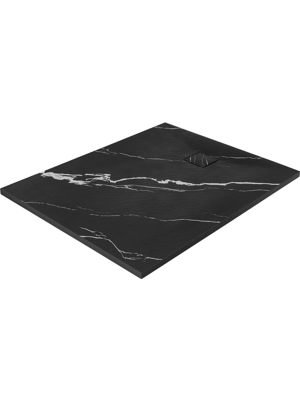 Brodzik prysznicowy Magnum CARRARA BLACK 80x100
