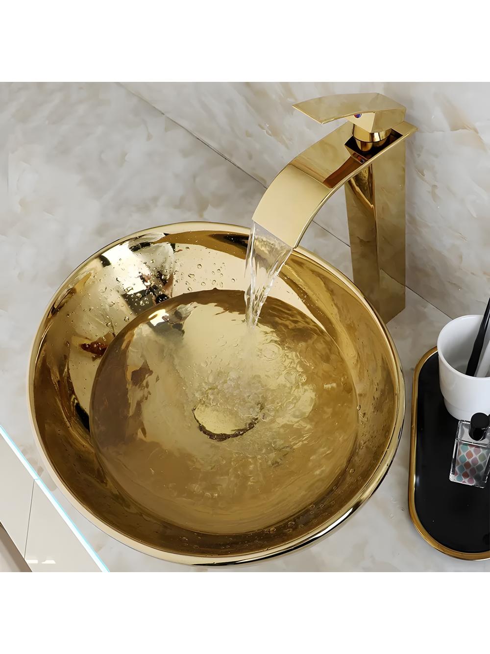 Vasque à poser Rea Sofia Gold