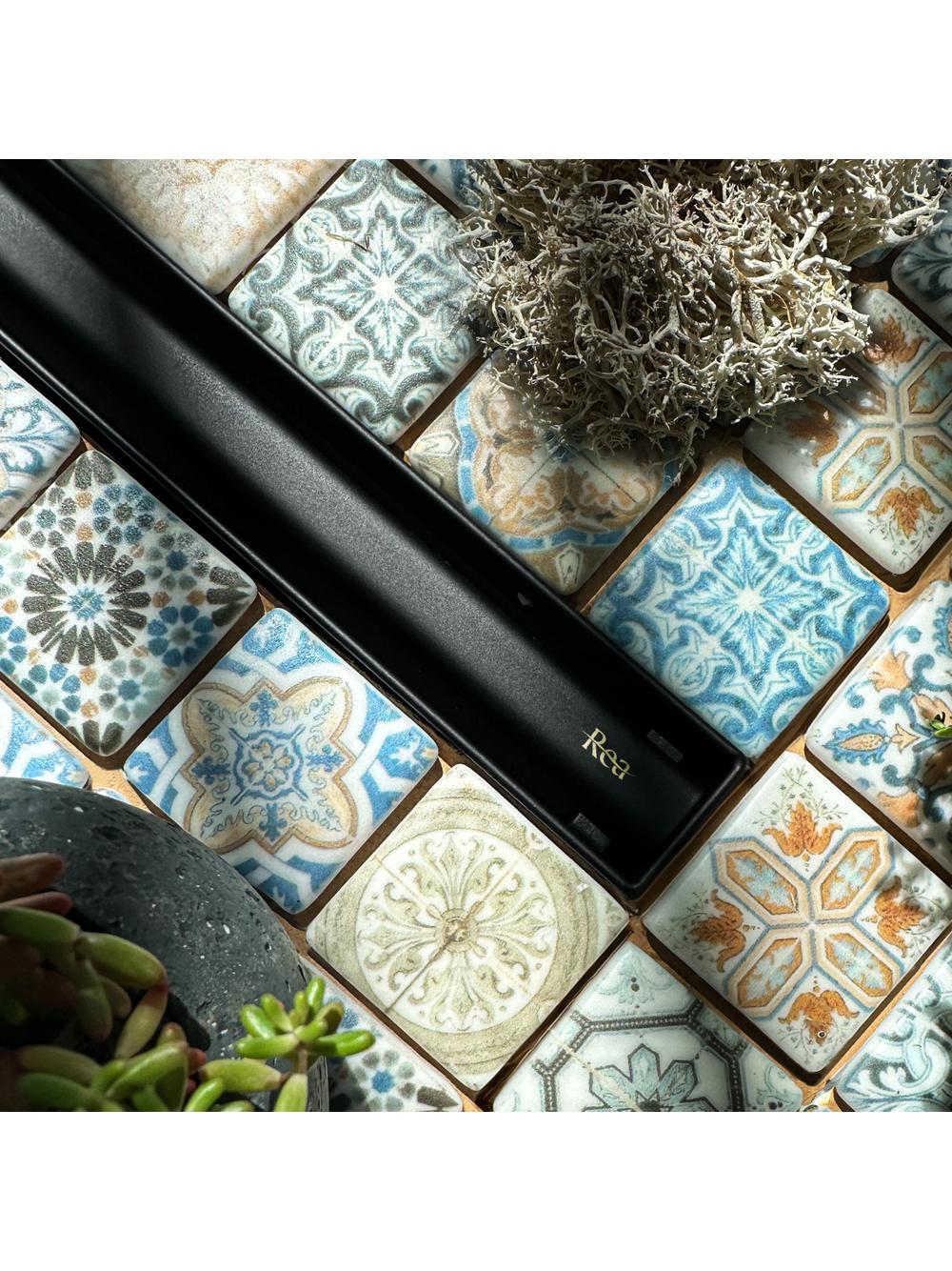 Odpływ Liniowy REA Neox Slim pro Czarny 50