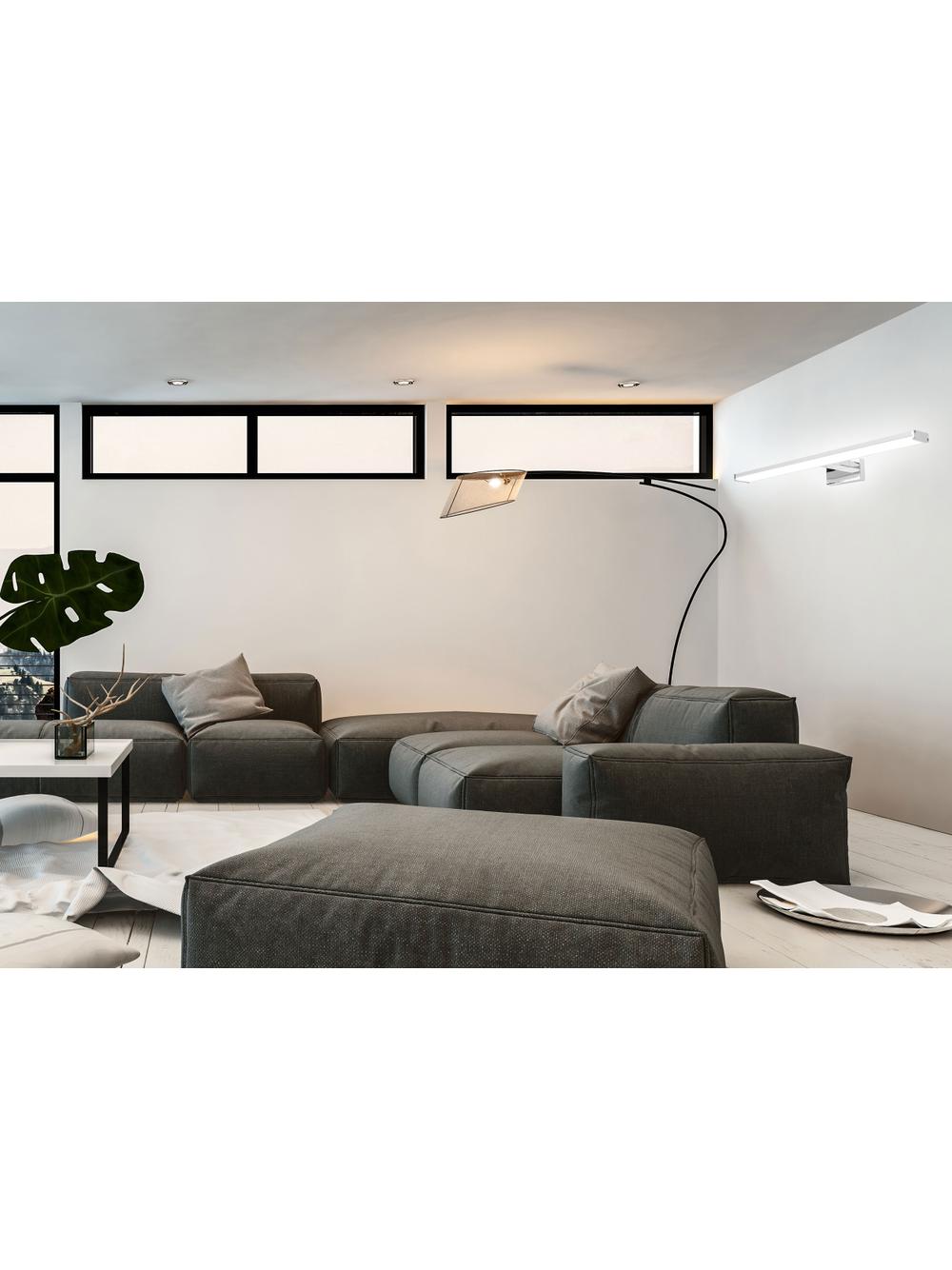 LAMPA KINKIET ŁAZIENKOWY LED NAD LUSTRO 12W 53CM APP369-1W CHROM