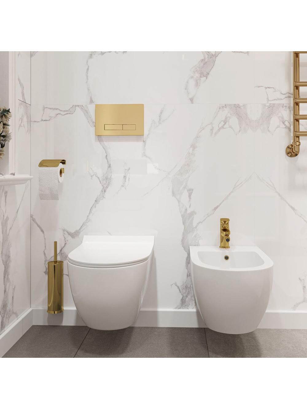 ZESTAW WC CARTER RIMLESS SLIM + BIDET CARTER MINI