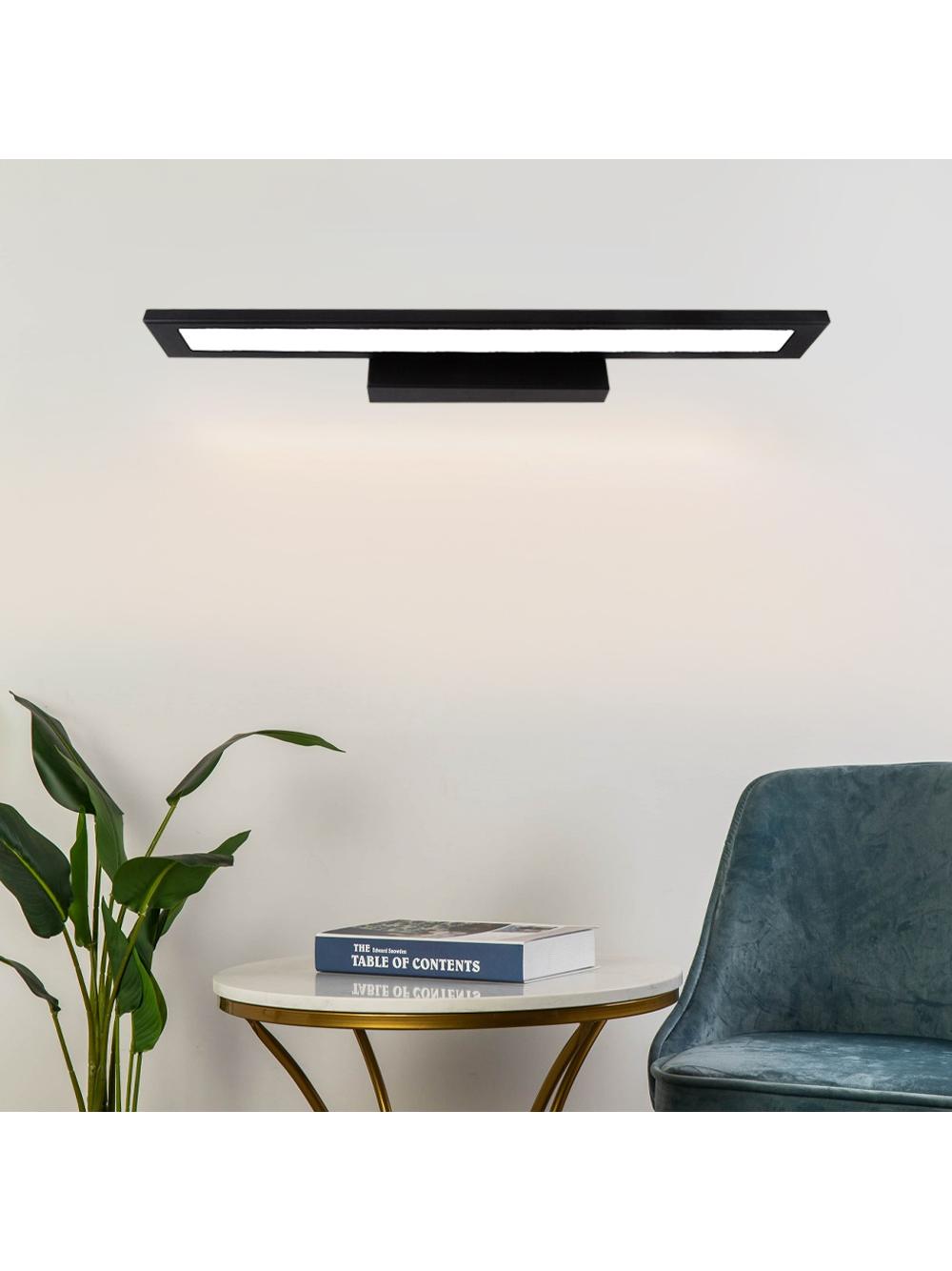 KINKIET ŁAZIENKOWY LED 60CM APP840-1W FLAT BLACK
